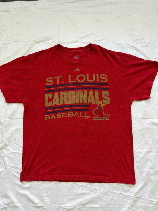 Majestic Other - Majestic St. Louis Cardinals Baseball T-Shirt Red Size L